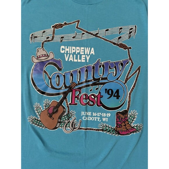 Vintage Screen Stars Best Shirt Adult large Single Stitch Country Music 1994 - Picture 2 of 4